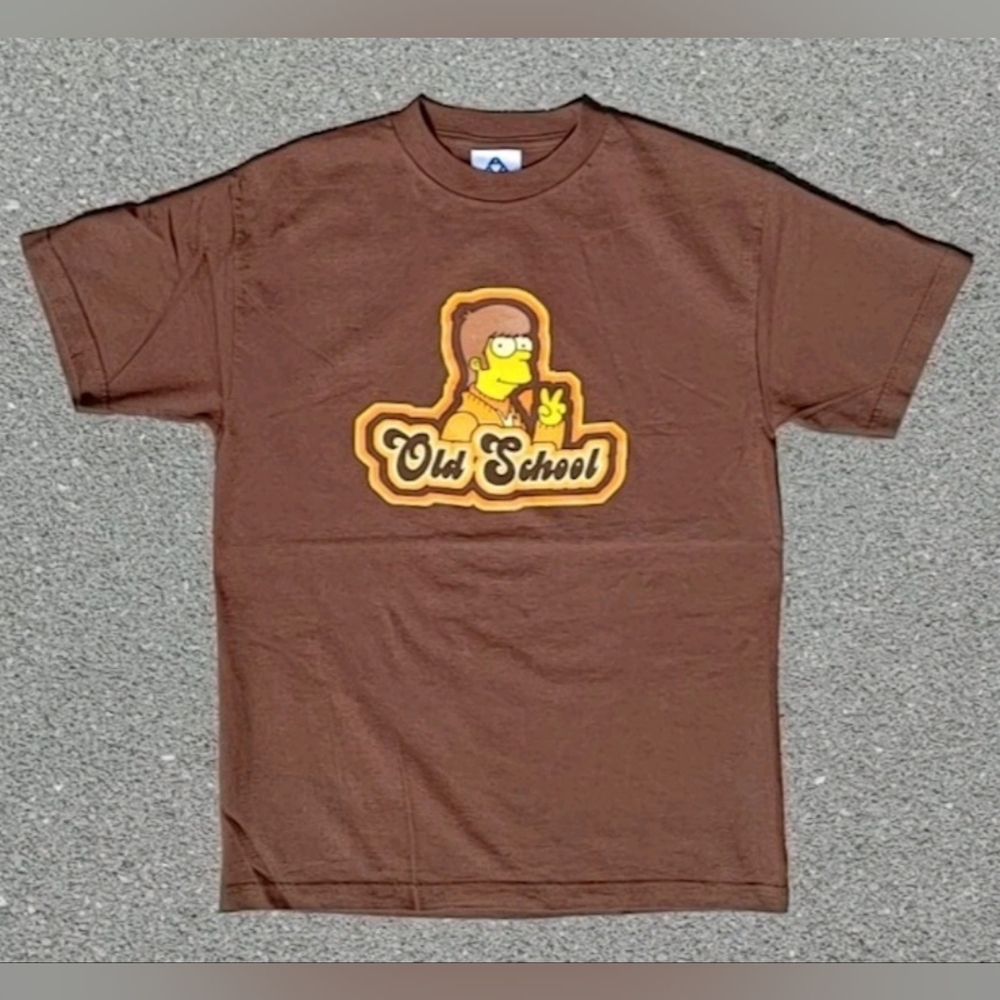 Vtg 2000s Simpsons Old School Print AAA T-Shirt Size (M)